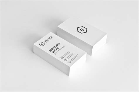 Indeed, simple design has advantages over the more complex ones. Simple Modern Business Card - 23 ~ Business Card Templates ...