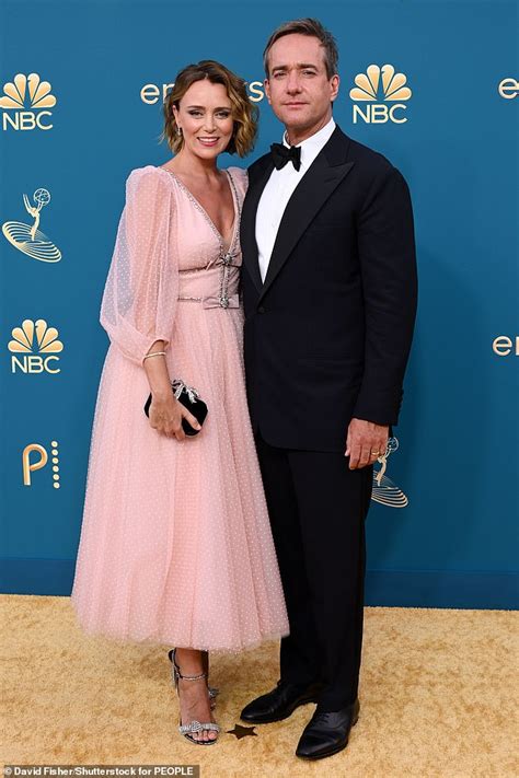 Emmy Awards Keeley Hawes Looks The Picture Of Elegance As She Joins Husband Matthew