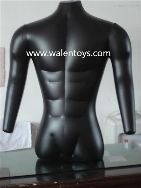 Torso Forms Standard Size Black His And Her Special Inflatable Mannequin