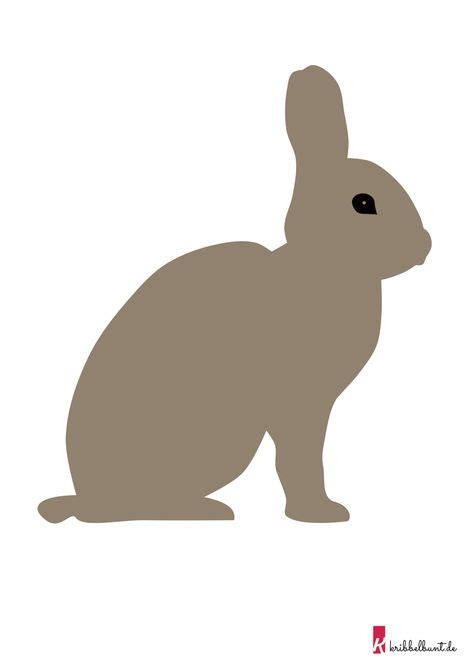 Zu ostern gehören für viele. Hase Vorlage - Osterhase Vorlage » PDF zum Ausdrucken ...