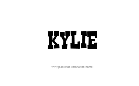 Kylie Name Tattoo Designs