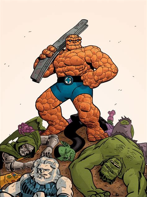 The Thing Marvel Comics Superheroes Fantastic Four Marvel Marvel