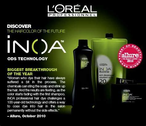 INOA The Latest In Hair Color Technology Passion Hair Spa Packages