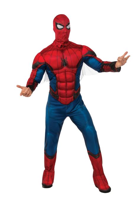 Spider Man Deluxe Far From Home Adult Costume Screamers Costumes