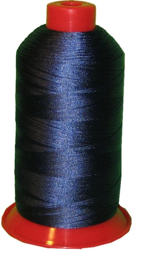 Navy Blue Bonded Nylon Sewing Thread T70 69 1500 Yard For Outdoor