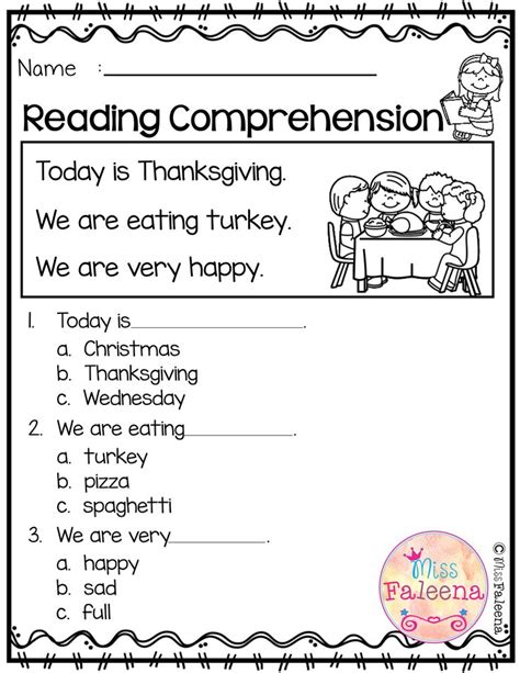 Reading a text add to my workbooks (0) embed in my website or blog add to google classroom November Reading Comprehension | Reading comprehension ...