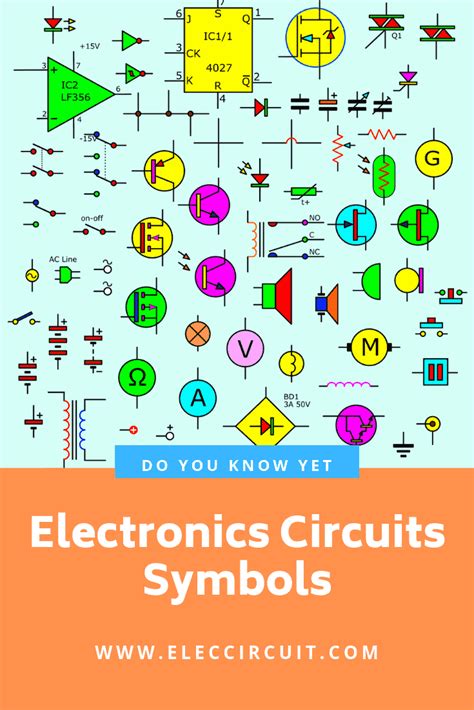 Electronic Circuit Symbols And Diagrams
