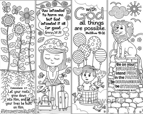 Bible Verse Free Printable Bible Bookmarks To Color These Bible