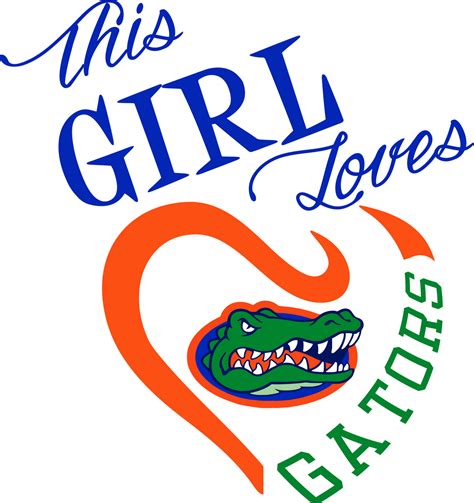 This Girl Loves Florida Gators Digital Dxf Png Svg Files Claire