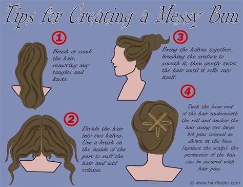 You want to put your hair in a ponytail that is close to the top of your head in an almost uncomfortable position. How to put your hair up in a messy bun