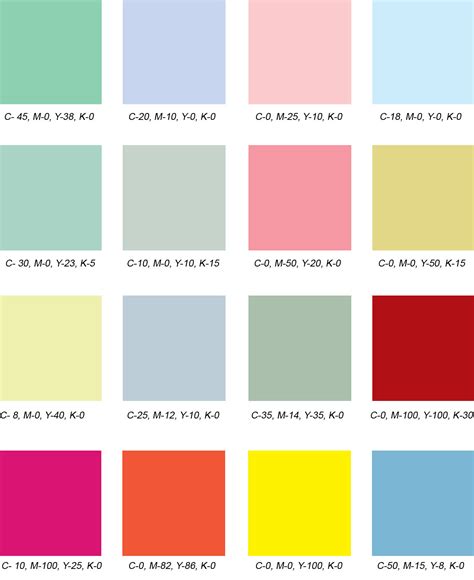 Design Practice Colour Palettes