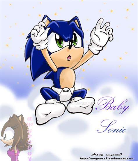 Baby Sonic Finished By Amyrose7 On Deviantart