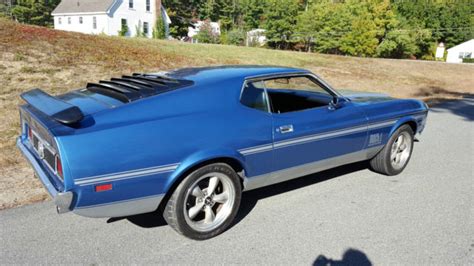 73 Ford Mustang Mach 1 Q Code 351 4speed Stick Shift Fold Down Sport