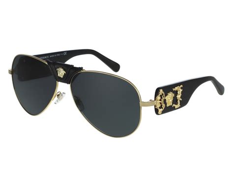 Versace Sunglasses Ve 2150 Q 1002 87 Gold Visionet