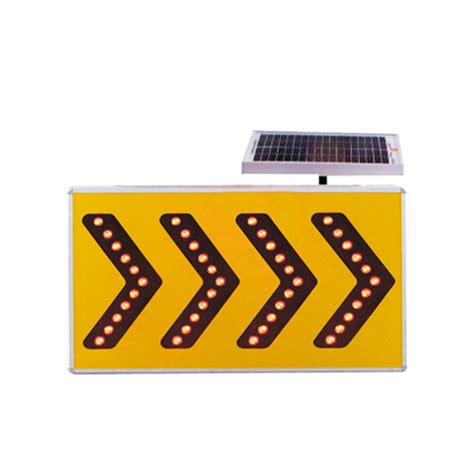 Solar Led Reflective Road Safety Arrow Traffic Signs China Led Metal