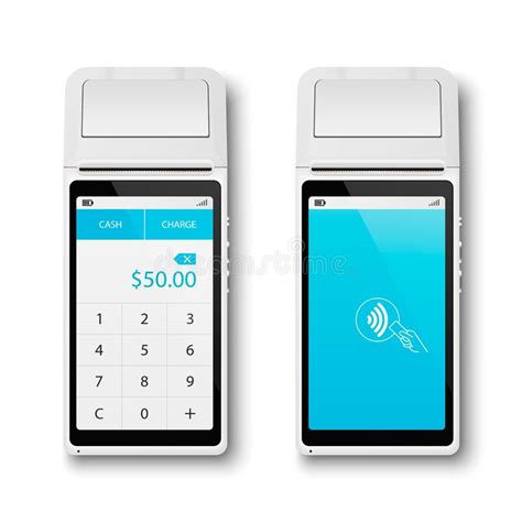 Vector 3d Nfc Payment Machine Set Isolated Wi Fi Wireless Payment