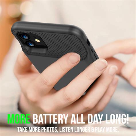 Alpatronix Iphone 12 Iphone 12 Pro Battery Case With Wireless Chargi