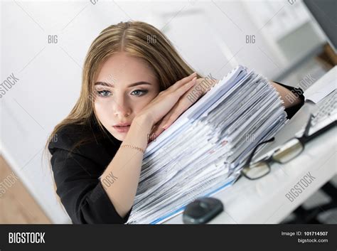 Tired Business Woman Image And Photo Free Trial Bigstock