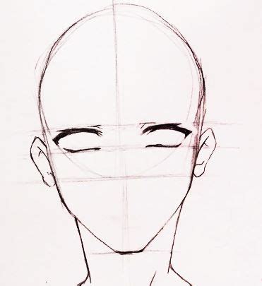 How to draw manga boy face: 12 steps | Drawing tutorial face, Anime