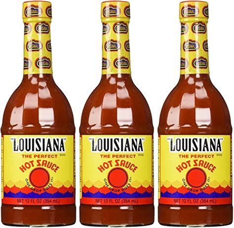 The Perfect Hot Sauce Louisianathree 12oz Bottles