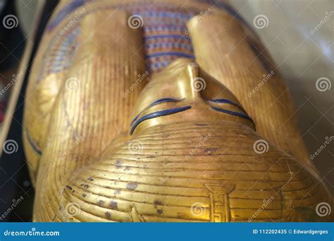 Goldy Coffins At Egyptian Museum Editorial Image Image Of Egyptianmuseum Building 112202435