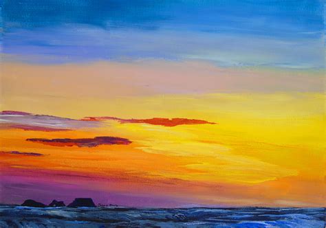 Ocean Sunset Drawing At Explore Collection Of