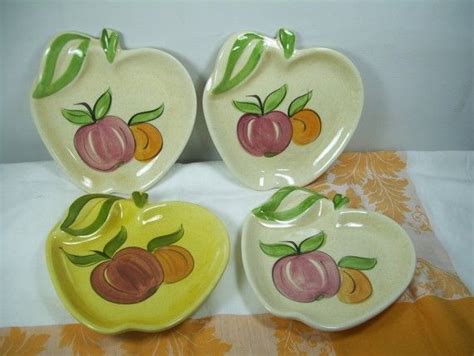 Browse our great selection of homer laughlin dinnerware and dining collections. 4 Los Angeles Potteries Apple Dishes | Pottery, Dishes ...