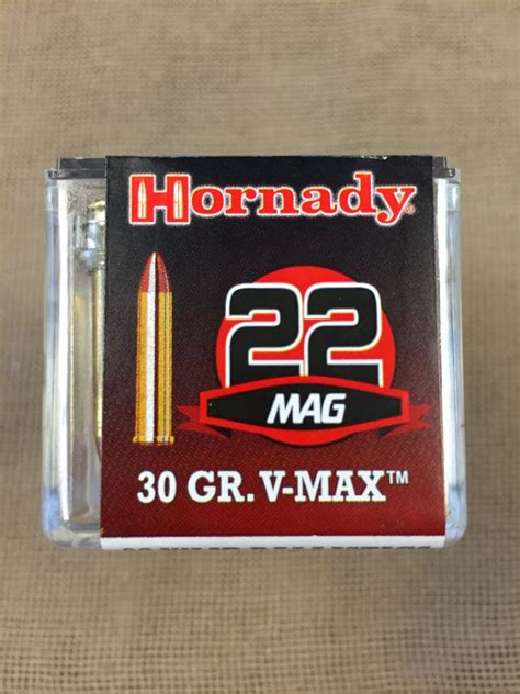 Hornady 22 Magnum 30gr V Max Saddle Rock Armory
