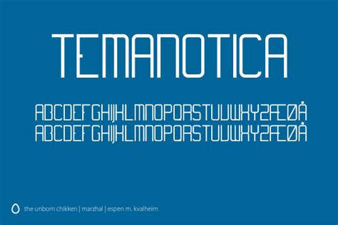 Temanotica Font By Marzhal On Deviantart