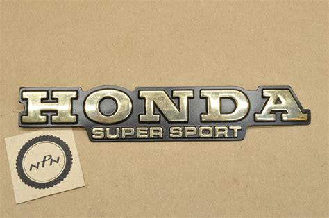 Nos Honda 1977 78 Cb750 F Super Sport Right Fuel Tank Badge Emblem