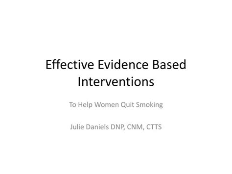 ppt effective evidence based interventions powerpoint presentation free download id 1951800