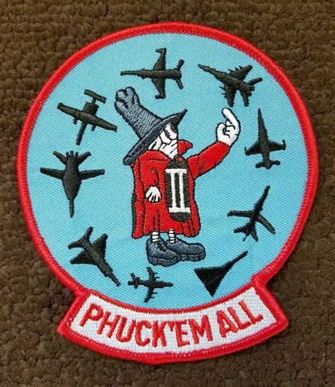 Us Navy F 4 Phantom Ii Phuckem All Spook Top Gun Fighter Pilot Patch