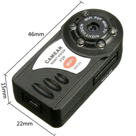 Jual Wifi IP Camera Mini Q7 Wireless Spy Hidden Camera With IR Night