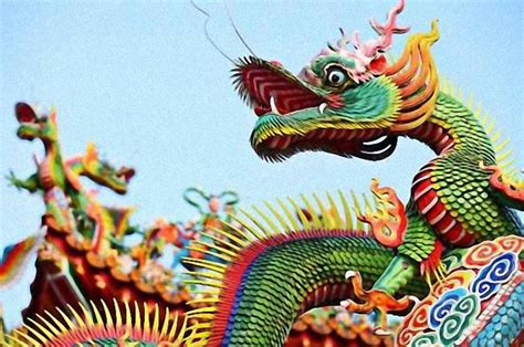 Chinese Dragon Sculpture And Statues