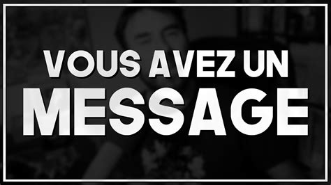 Vous Avez Un Message Youtube