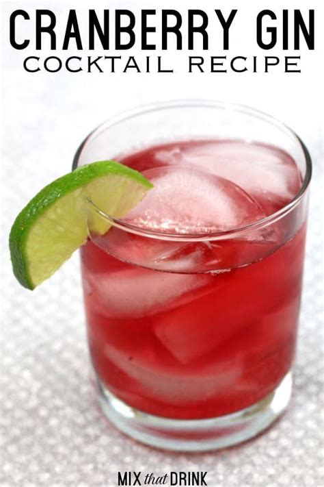 The Cranberry Gin Cocktail Recipe Is One Of Those