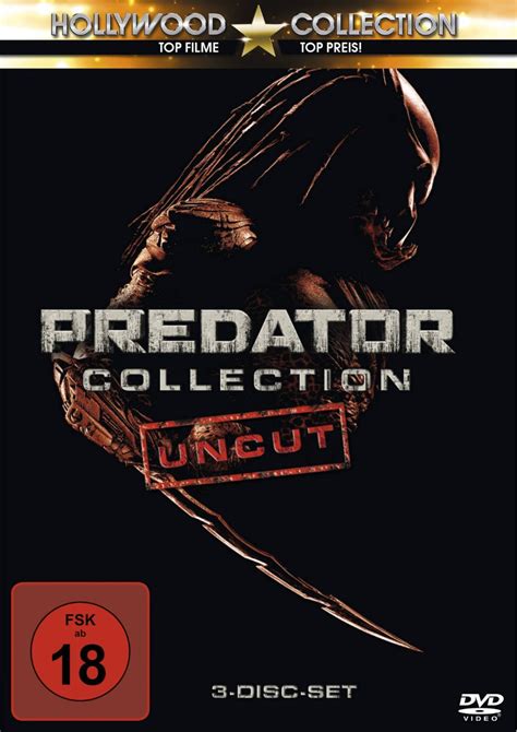 Ihr Uncut Dvd Shop Predator Collection 1 3 3 Discs Uncut Fsk 18