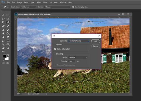 Removing Objects Using Content Aware In Photoshop And Photoshop Elements Linda Matthews