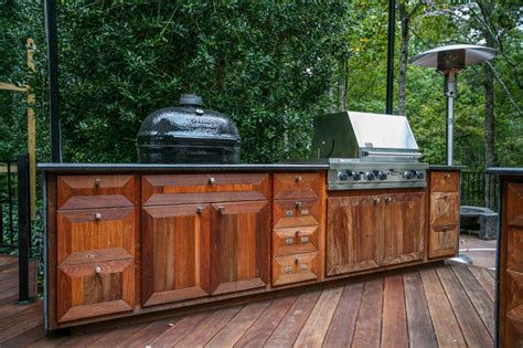 We have a sneaky suspicion that this kind of cabinetry can be learned to build at home for our craftiest of creators as well. Kennesaw outdoor kitchen - Modern - Kitchen - atlanta - by Cabinets Of Atlanta Inc.