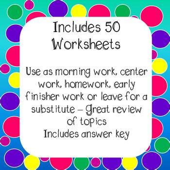 Google classroom for math practice is becoming more common. 4th Grade Math Review Worksheets Summer Theme Distance ...