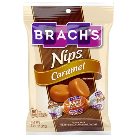 Brachs Nips Caramel 325 Oz Bag All City Candy