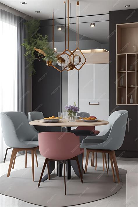 Premium AI Image | Unveiling Modern and Best Modular dining room