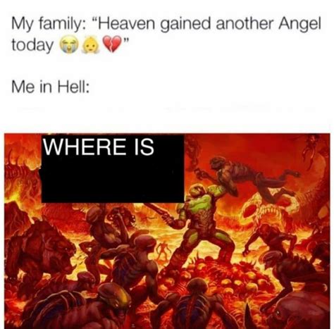 Me In Hell Blank Template Imgflip