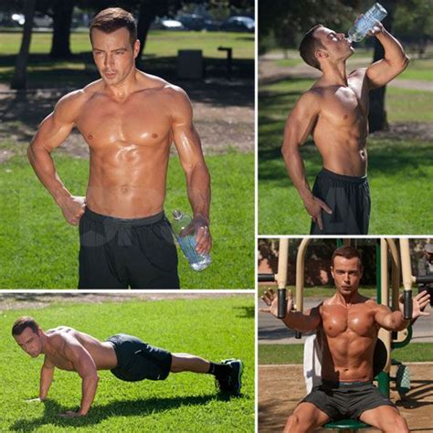 Joey Lawrence Shows Off A Ripped Shirtless Body And Impressive Six Pack Parks Back To And