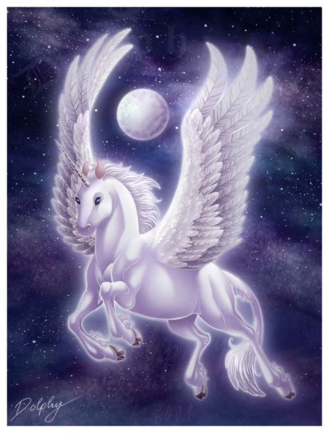Winged Unicorn By Dolphydolphiana On Deviantart