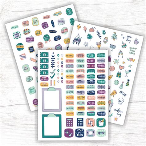 Planner And Budgeting Sticker Set The Budget Mom