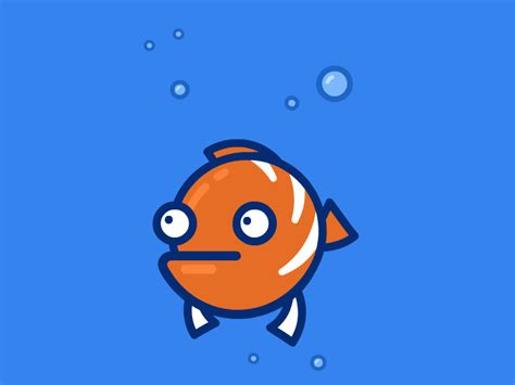 Untuk ikan hiu kartun anda dapat membagi tubuh ikan menjadi dua yaitu posterior dan anterior menggunakan garis lurus yang menyilang tubuh ikan. funny fish by Vitalii | Fish gif, Fishing humor, Colorful fish