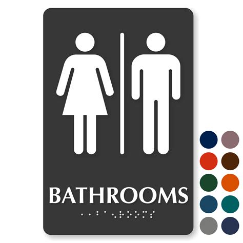 Unisex Restroom Signs Printable