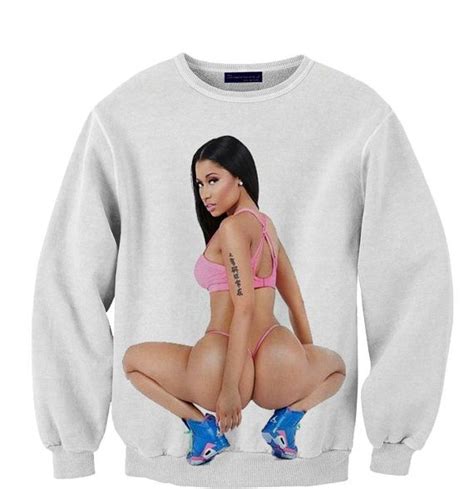 Nicki Minaj Anaconda All Over Custom Sublimated Sweatshirt Unisex Women