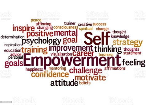 Self Empowerment Word Cloud Concept 5 Stock Illustration Download